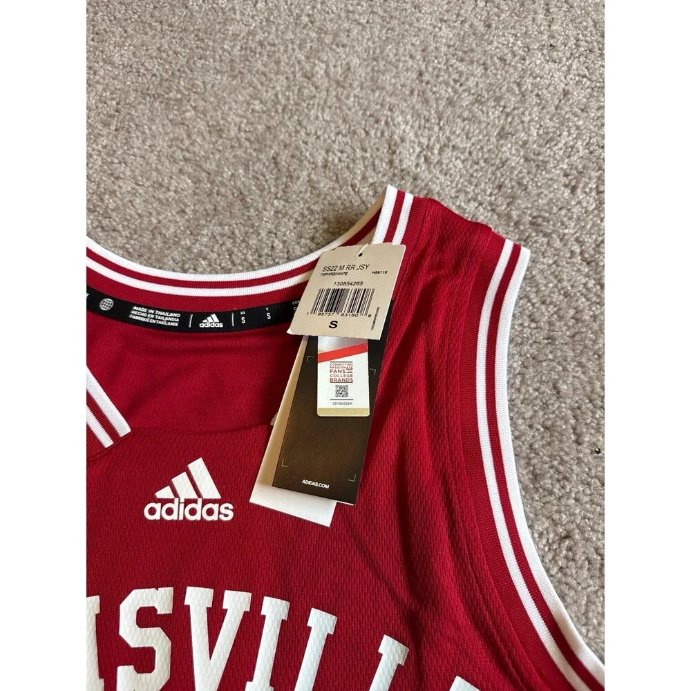 Louisville Cardinals Adidas NWT Men’s Basketball Jersey Size Small